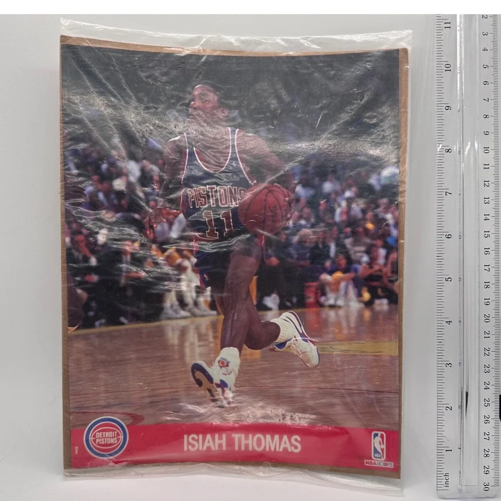 NBA Hoops Isiah Thomas Detroit Pistons Action Photo‎ Team Sets 8x10